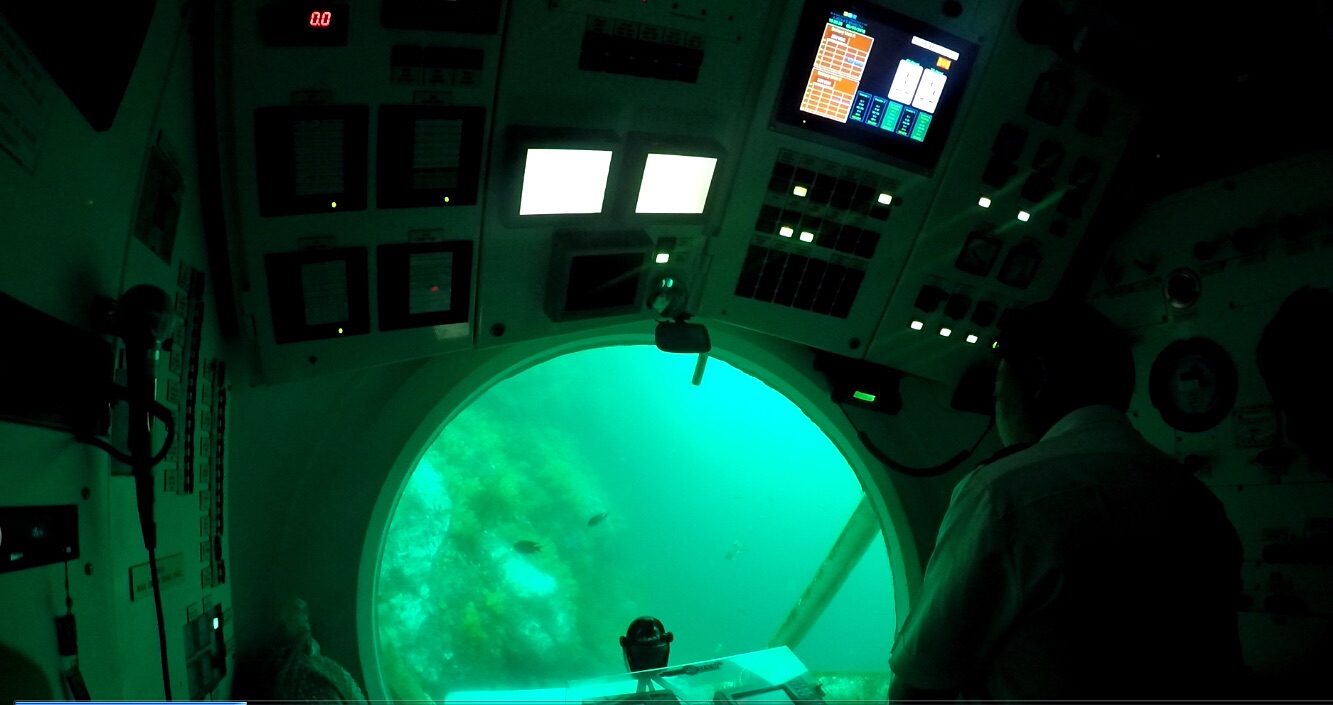 怎么说呢，对于我这种已经潜水看海底的人来说，潜水艇看得海底真的一般般，