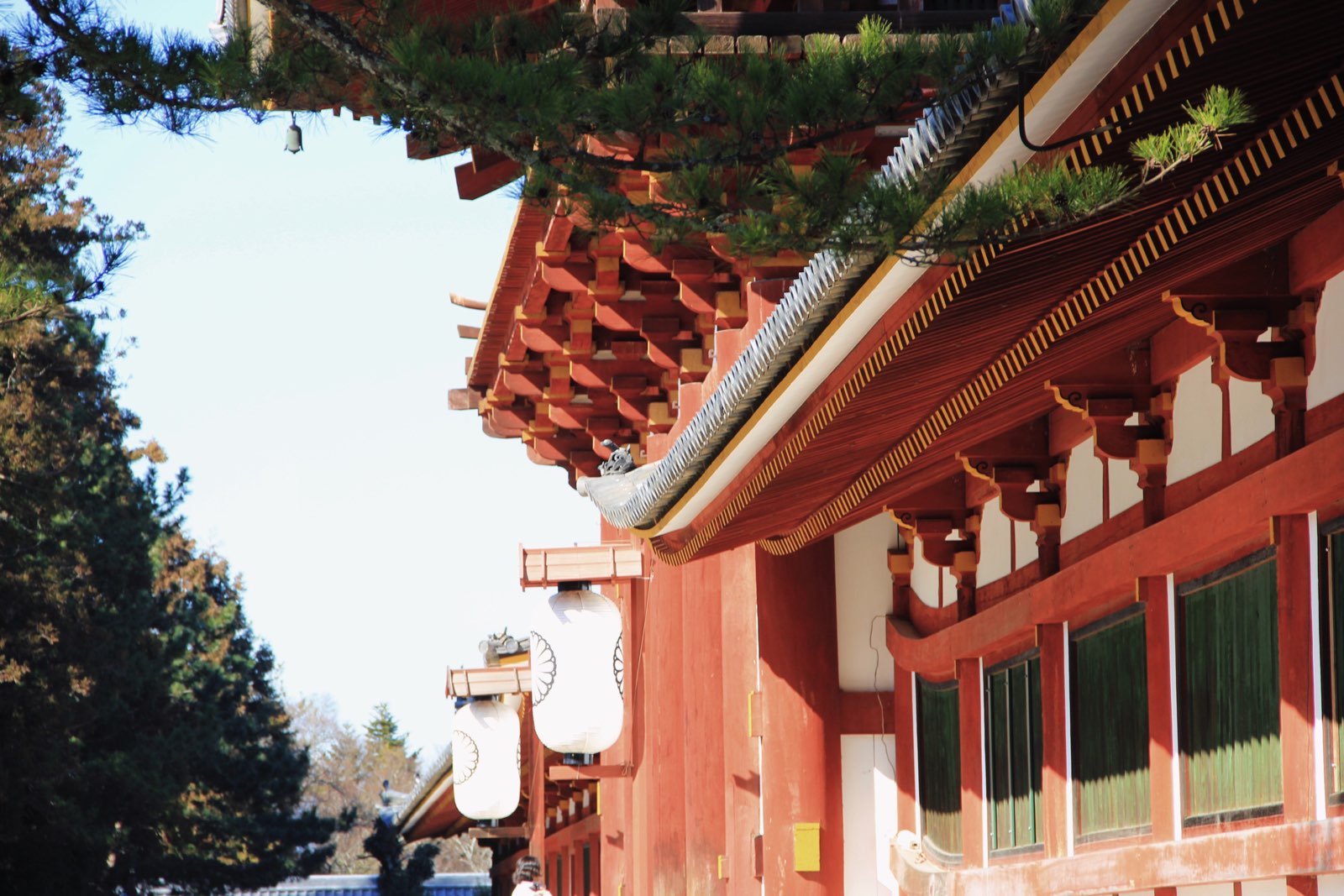 精致的建筑保留了宋朝遗风，据说要看中国唐宋时期建筑就应该在京都和奈良多
