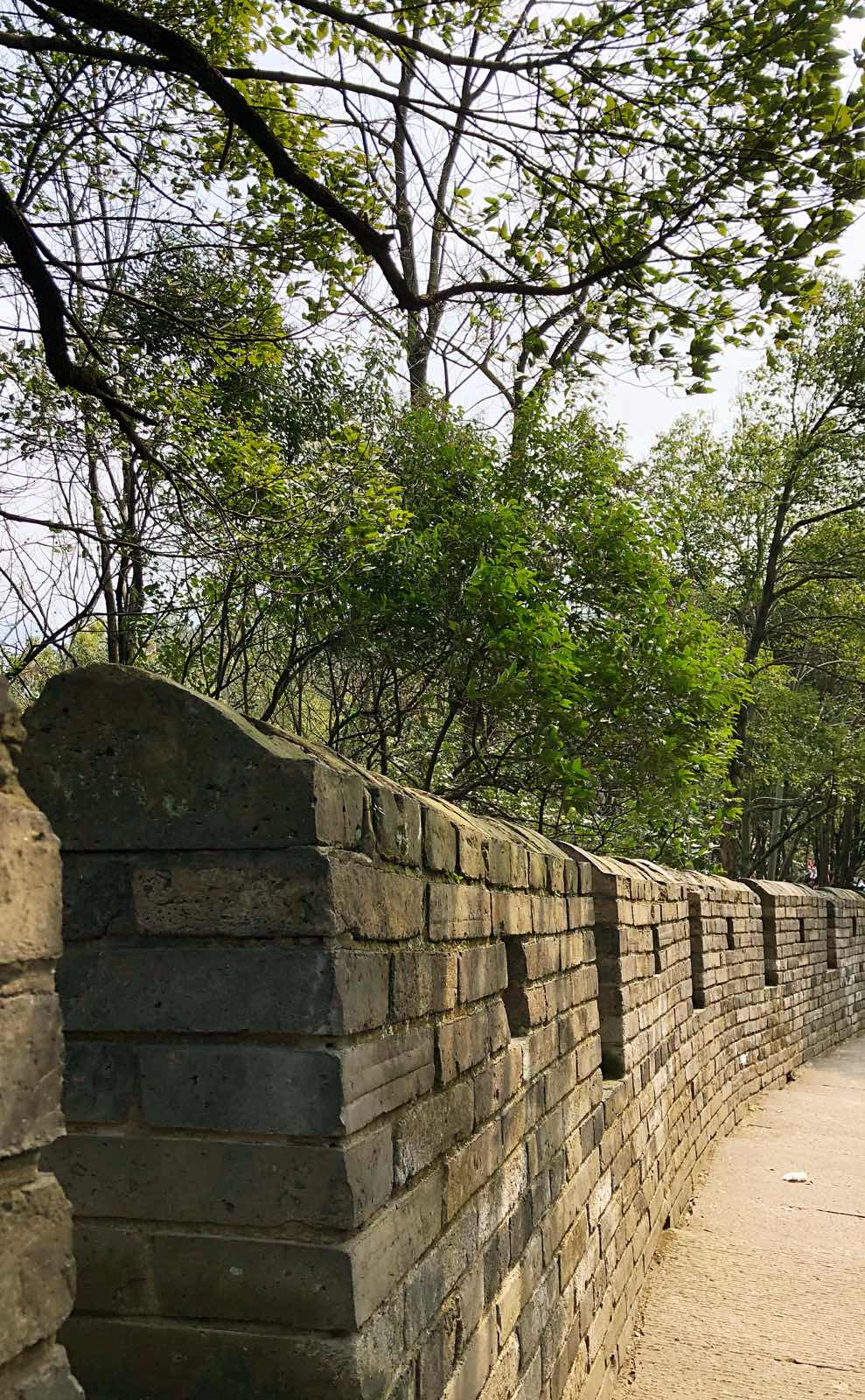 临海的江南古长城有北京长城的神韵也有西安古城墙的视角感登高 观城隍庙的