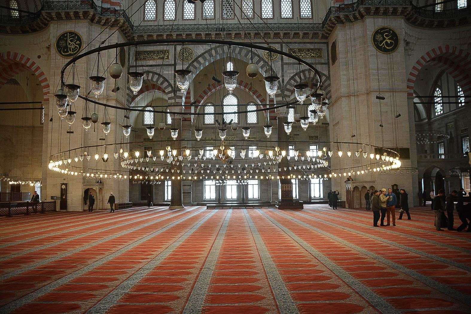 伊斯坦布尔清真寺一座接着一座，完全看不过来，这里比较好的是人相对少，可