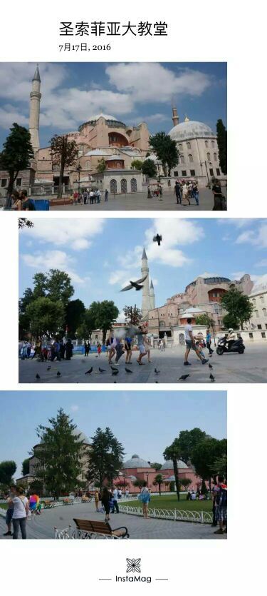 土耳其，一个横夸欧亚的国度，每一个城市的风貌，历史，天空主色调都是蓝天