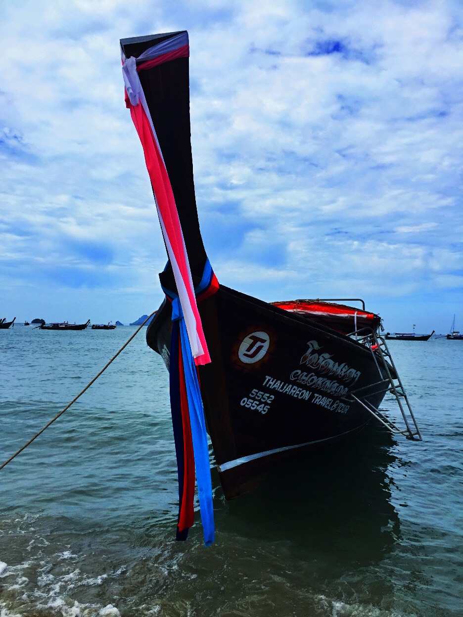 拍到了泰国游船的标志性照片