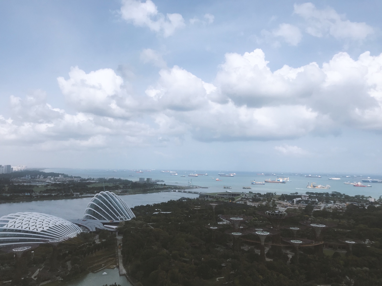 完全是冲着新加坡高度No1和无边泳池来的。顶楼的风景不要太赞，对比酒店