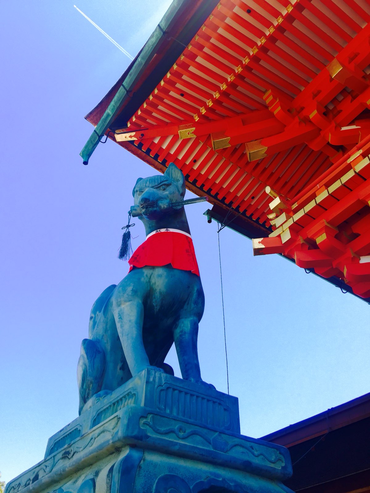 京都必去的大社 当年ps著名游戏大神取材于此 2014年国际游客最爱的
