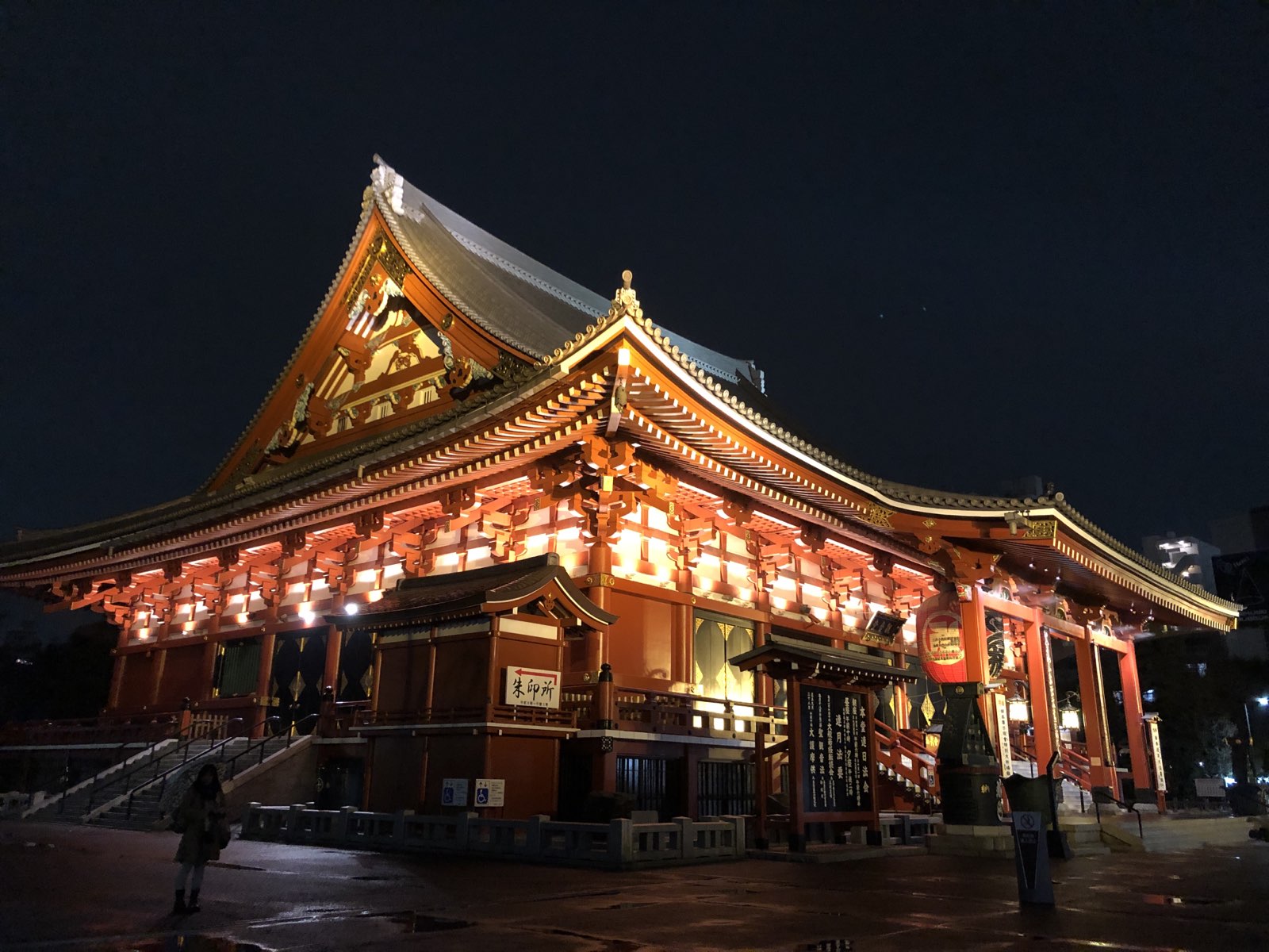 因为住在附近，外出时前往车站的路上，必定会经过浅草寺，所以白天和黑夜的