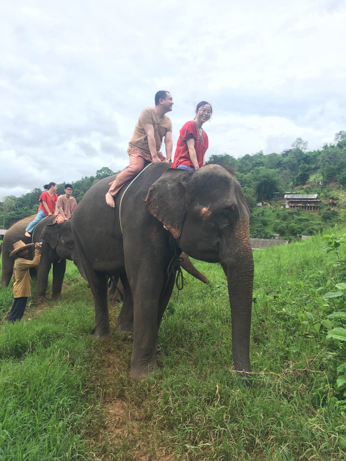 特别棒的体验，可以和大象交朋友。我们在美旺训练营的保育中心，这里的大象