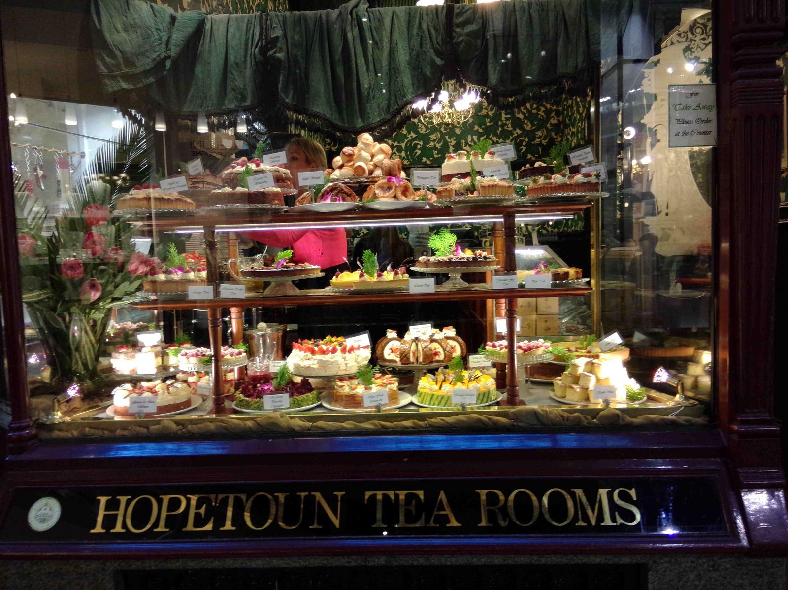 Hopetoun Tea Room在布洛克拱廊入口，据说是在当地top