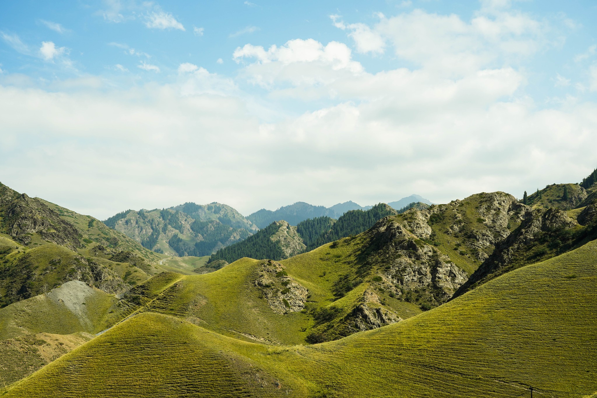 新疆必走路线|独库公路，跨越经纬与海拔的英雄之路_唐布拉草原