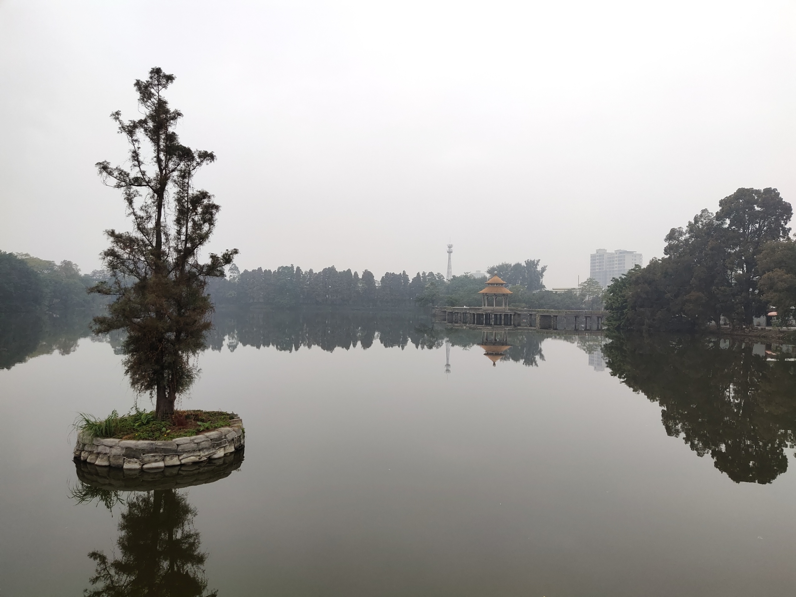 2019年12月22号一早，我出发去揭阳的榕江西湖公园