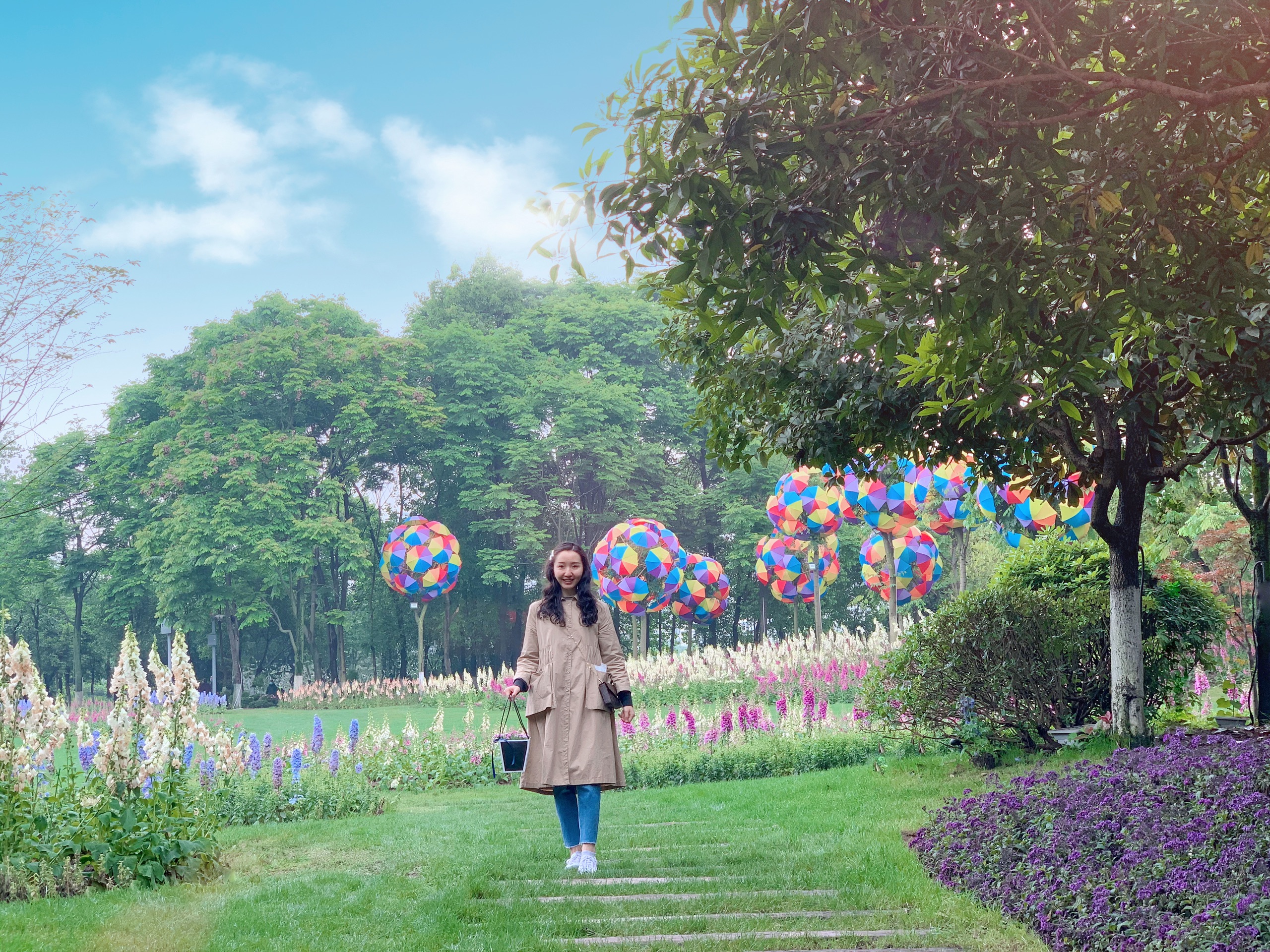 重庆第一次有【花园秀】身在其中变身花仙子-熊婆婆的花园