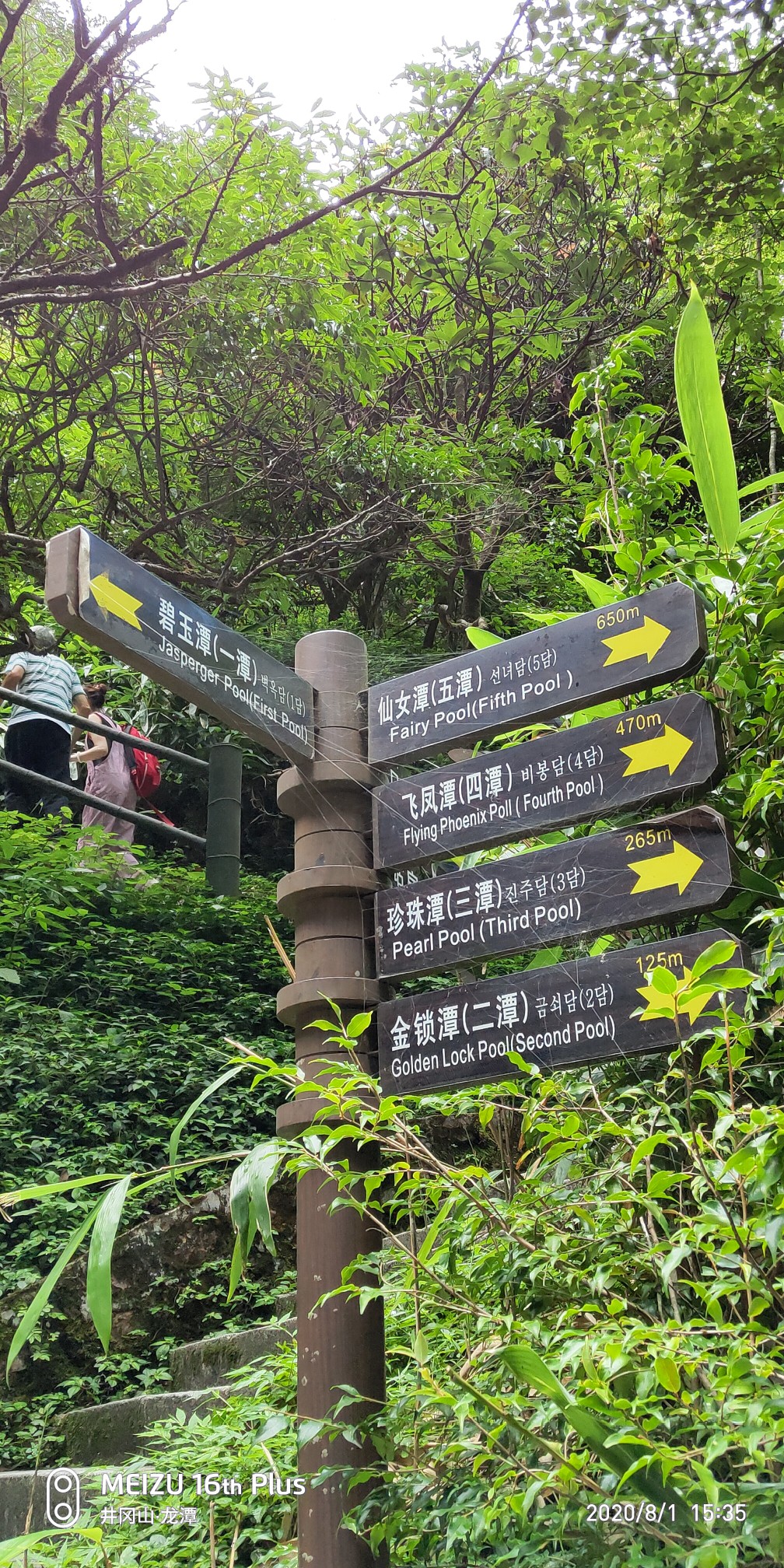 井冈山龙潭胜景-龙潭是以群瀑集聚为显著特色的景区，素有五潭十八瀑之称