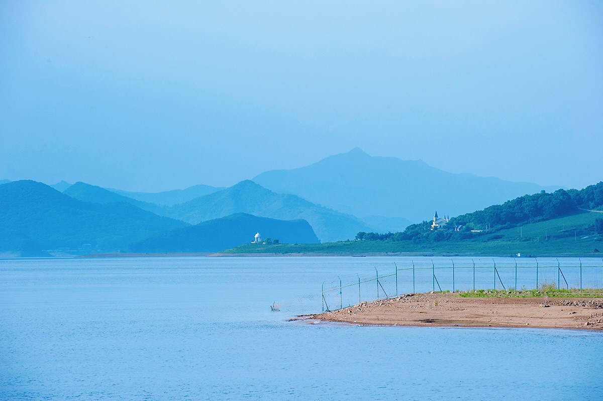 空气清新风光秀美的吉林松花湖风景名胜区
