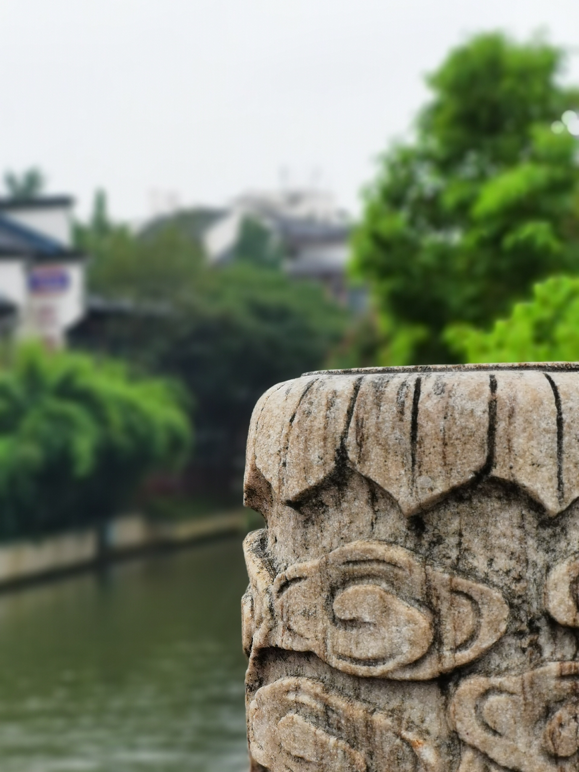 细密的小雨，阻挡不了旅行的快乐￼-南京夫子庙