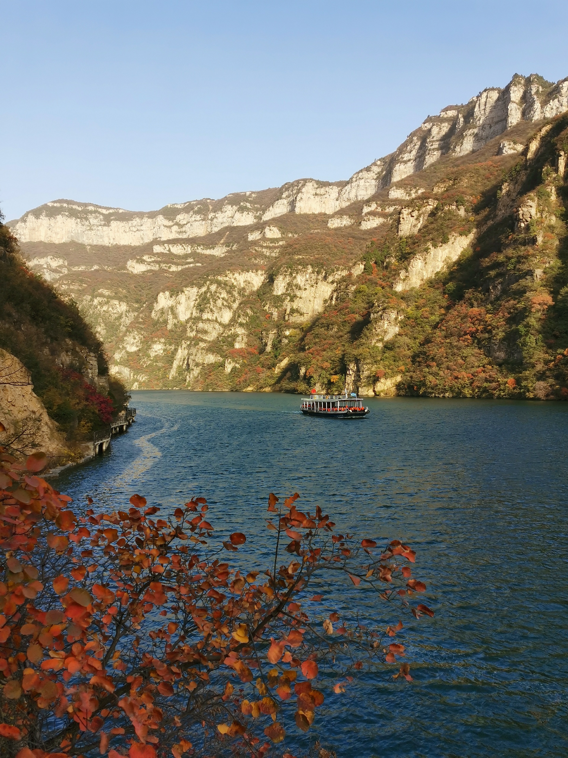 ​青天河-焦作青天河风景区的秋天图片大全