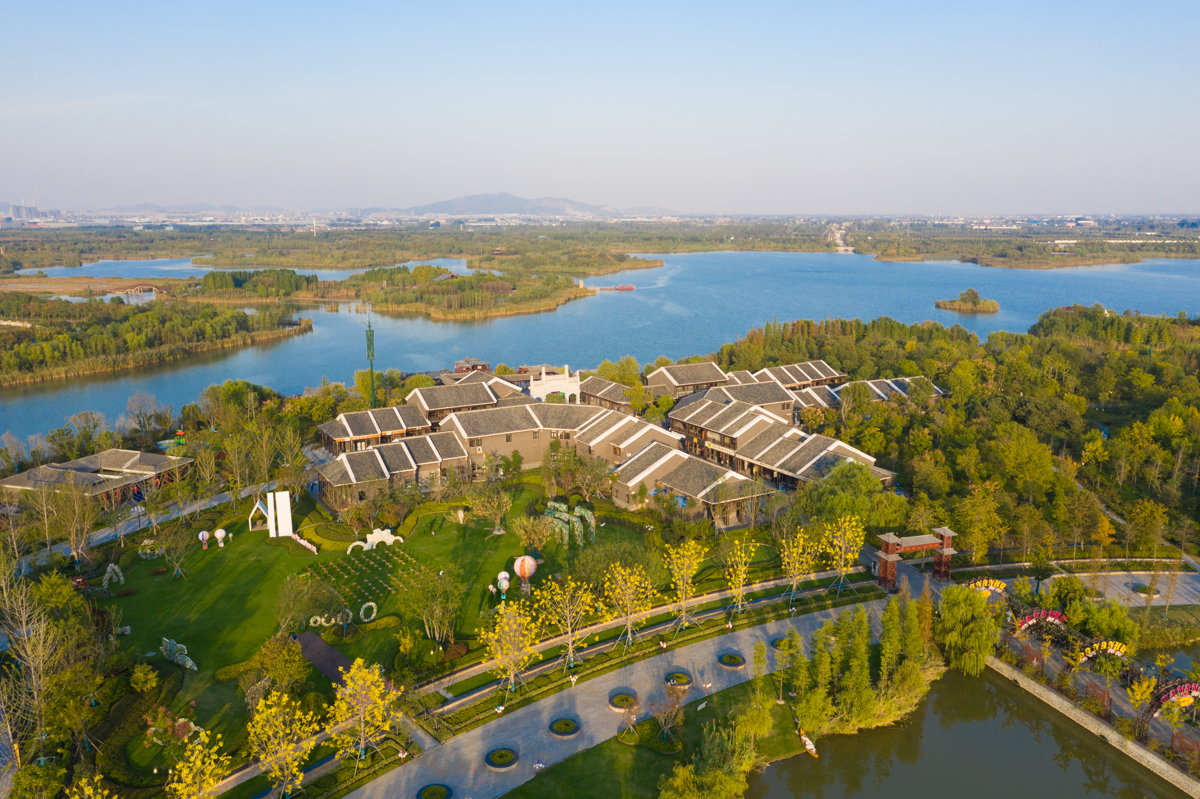 徐州花14亿元打造的人工湖，从煤矿旧址变成湿地公园-潘安湖湿地公园