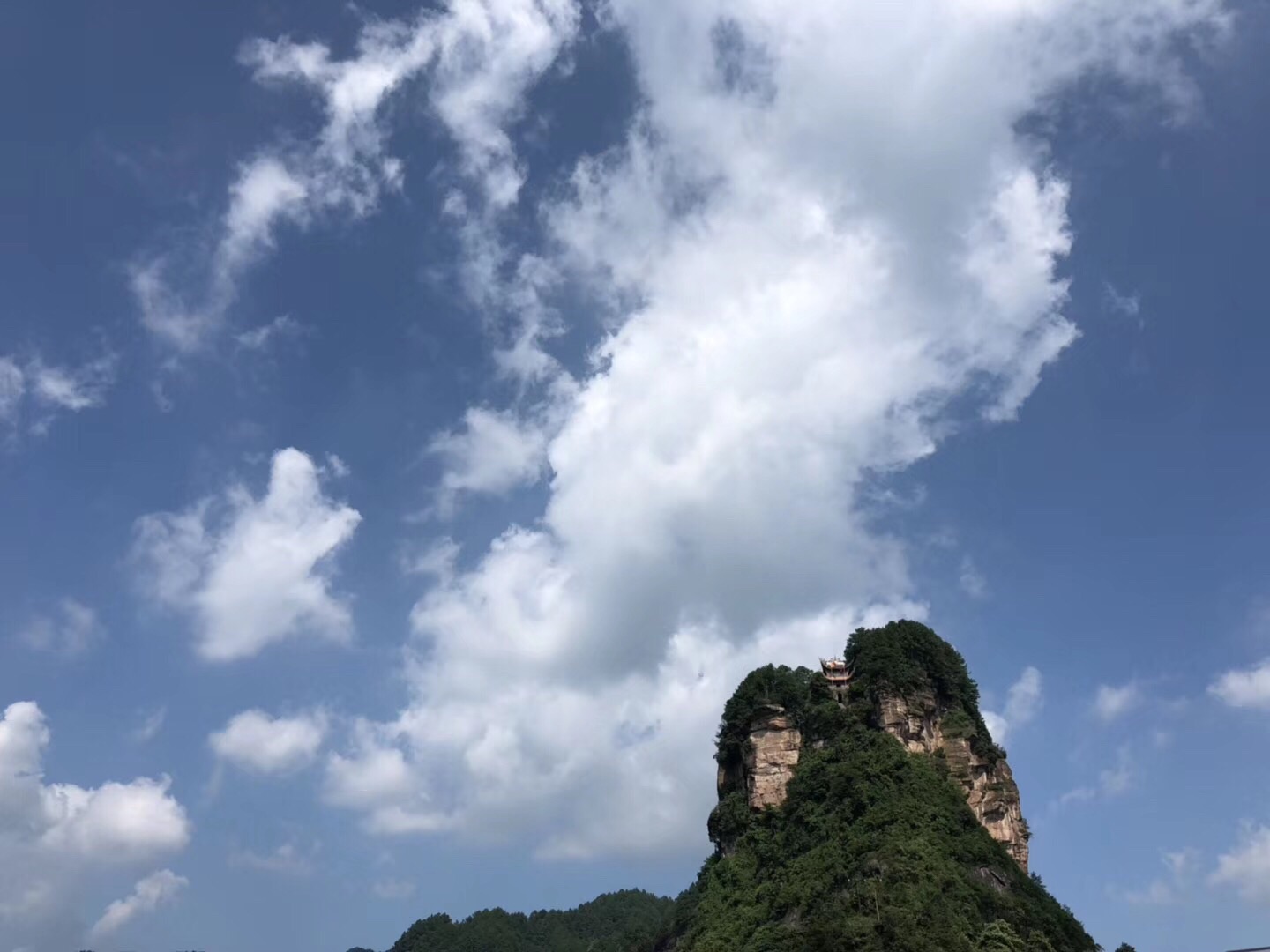 重庆花坝旅游景区-登白云观