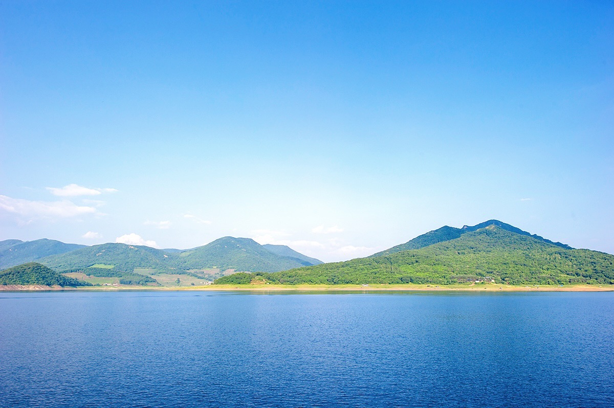 空气清新风光秀美的吉林松花湖风景名胜区