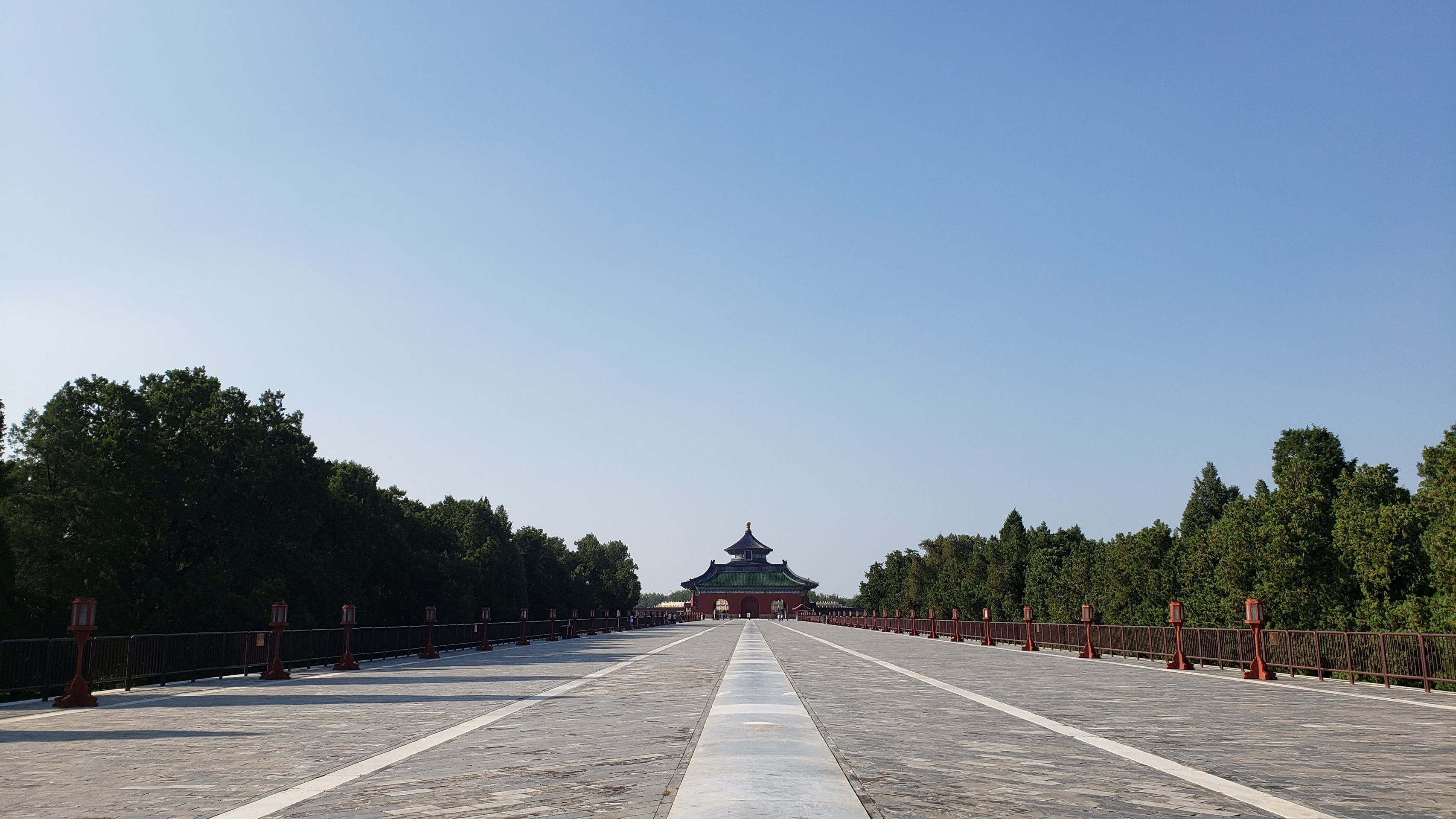 傍晚的天坛公园-2020北京天坛公园图片