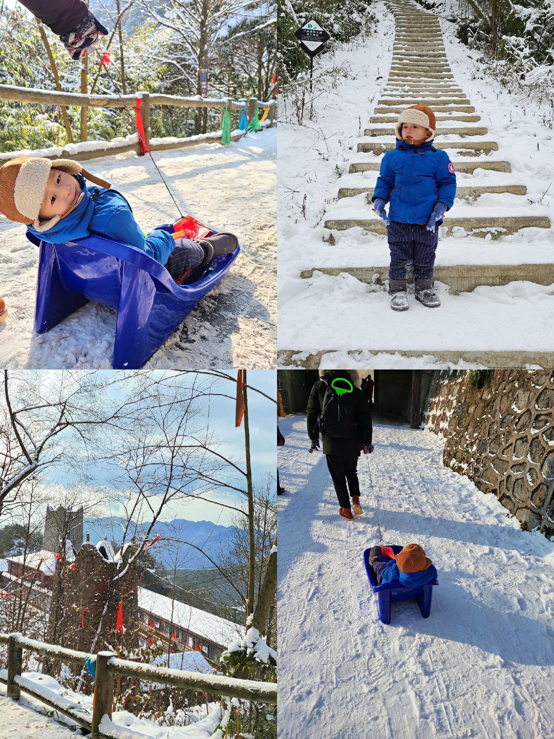 成都周边带娃玩雪九皇山景区|3小时抵达冰雪童话世界