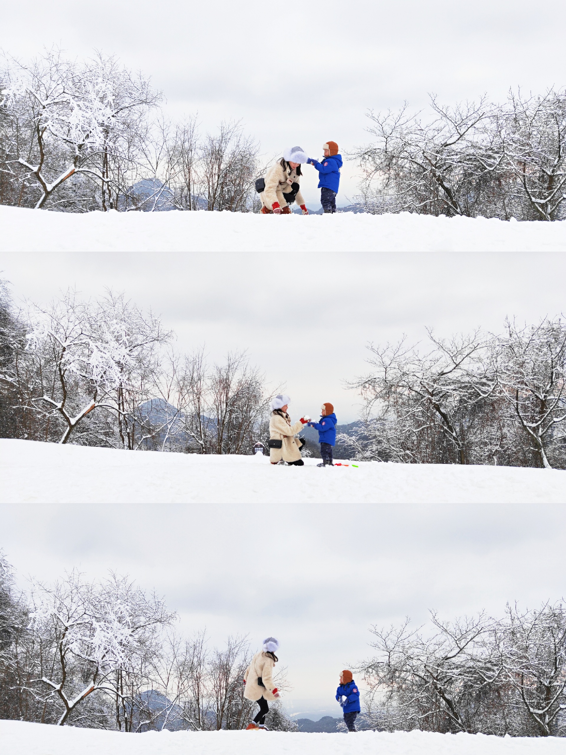 成都周边带娃玩雪九皇山景区|3小时抵达冰雪童话世界