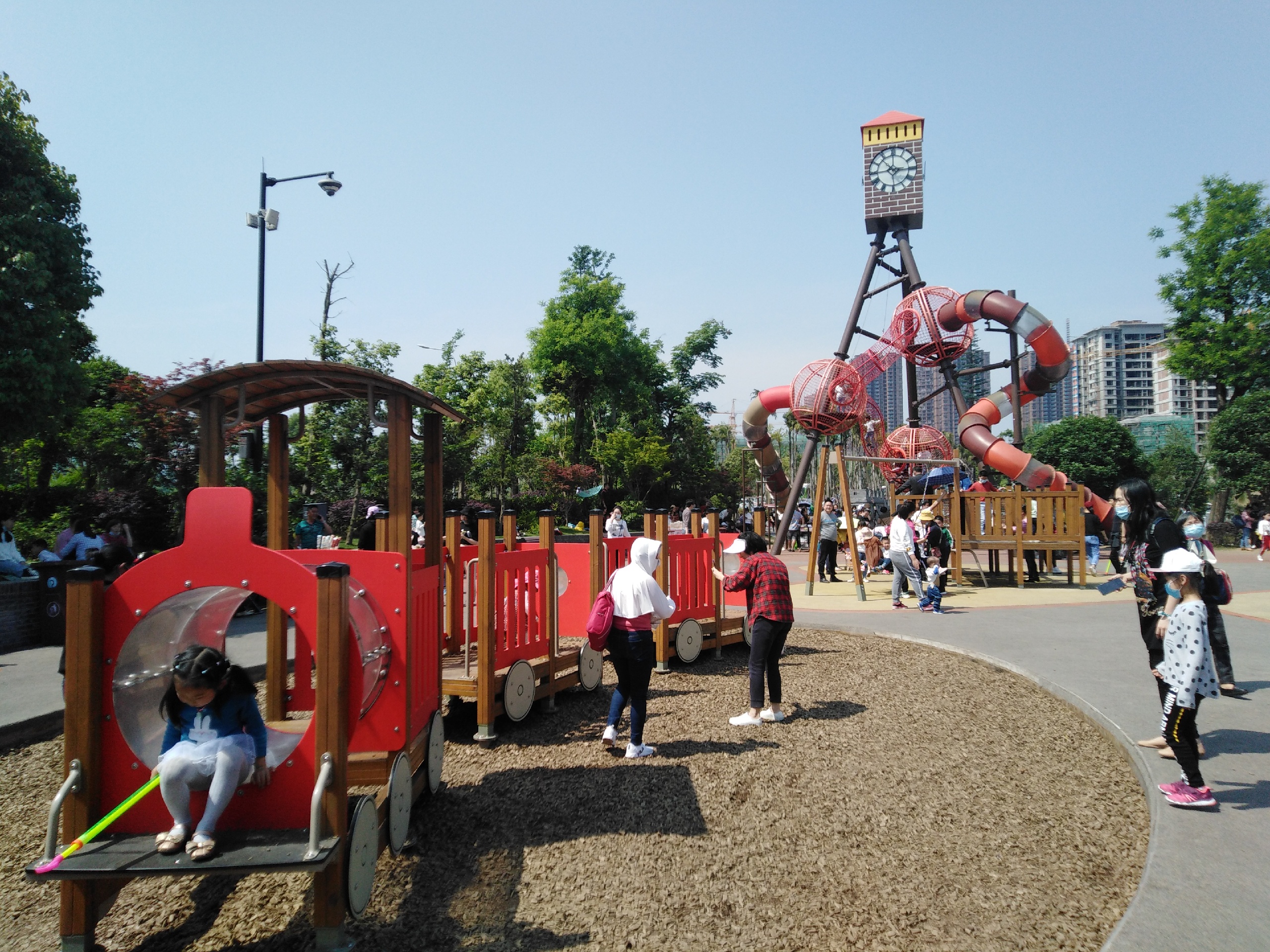 枫香湖儿童公园-这简直就是小盆友的天堂呀而且还是免费的哦，不收门票